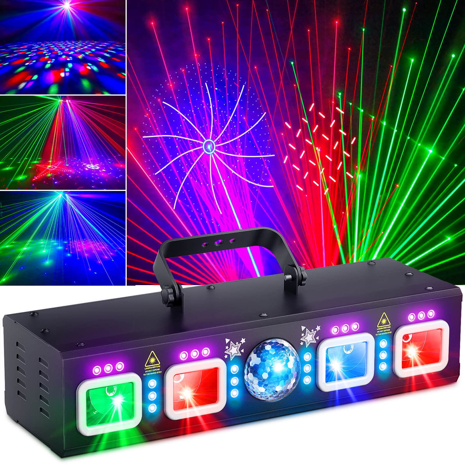 Ehaho L2500 Discolicht Partylicht mit Stativ