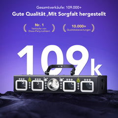 Ehaho L2700A Discolicht Partylicht