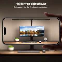 Ehaho Schreibtischlampe LED dimmbar | 80cm 2100 Lumen