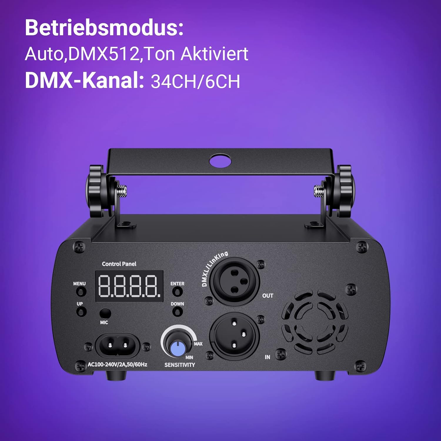 Ehaho L2600 3D DJ Discolicht Partylicht