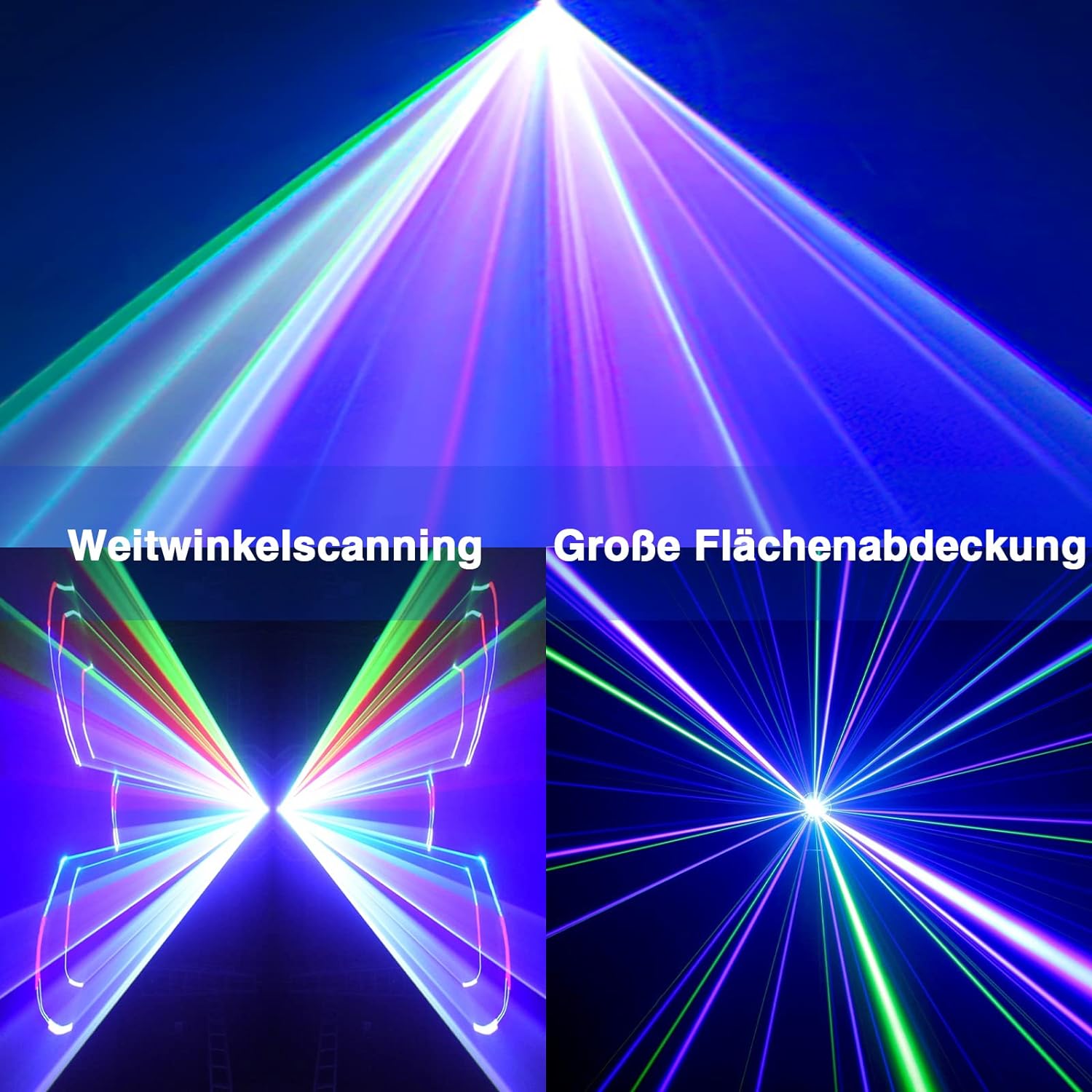 Ehaho L2600 3D DJ Discolicht Partylicht