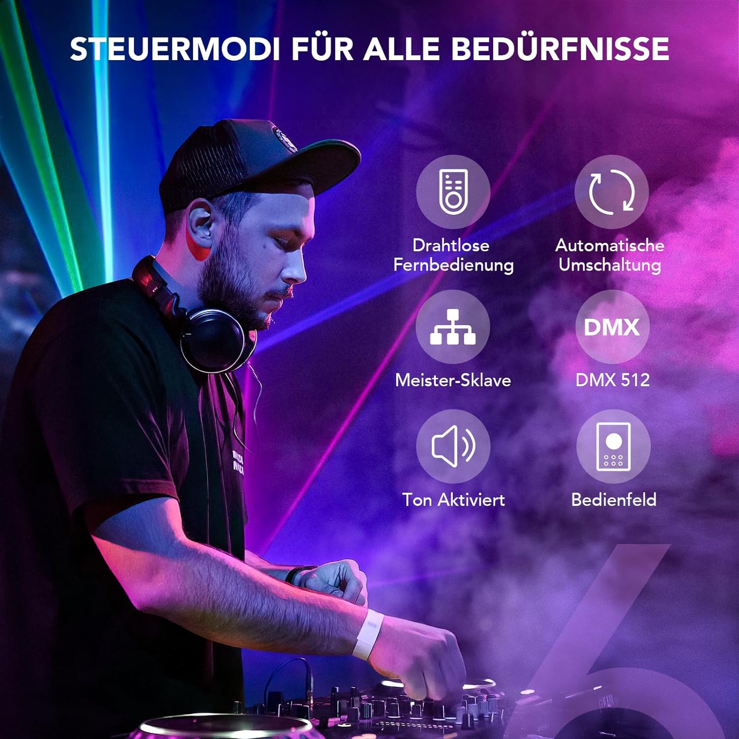 Ehaho L2500 Discolicht Partylicht