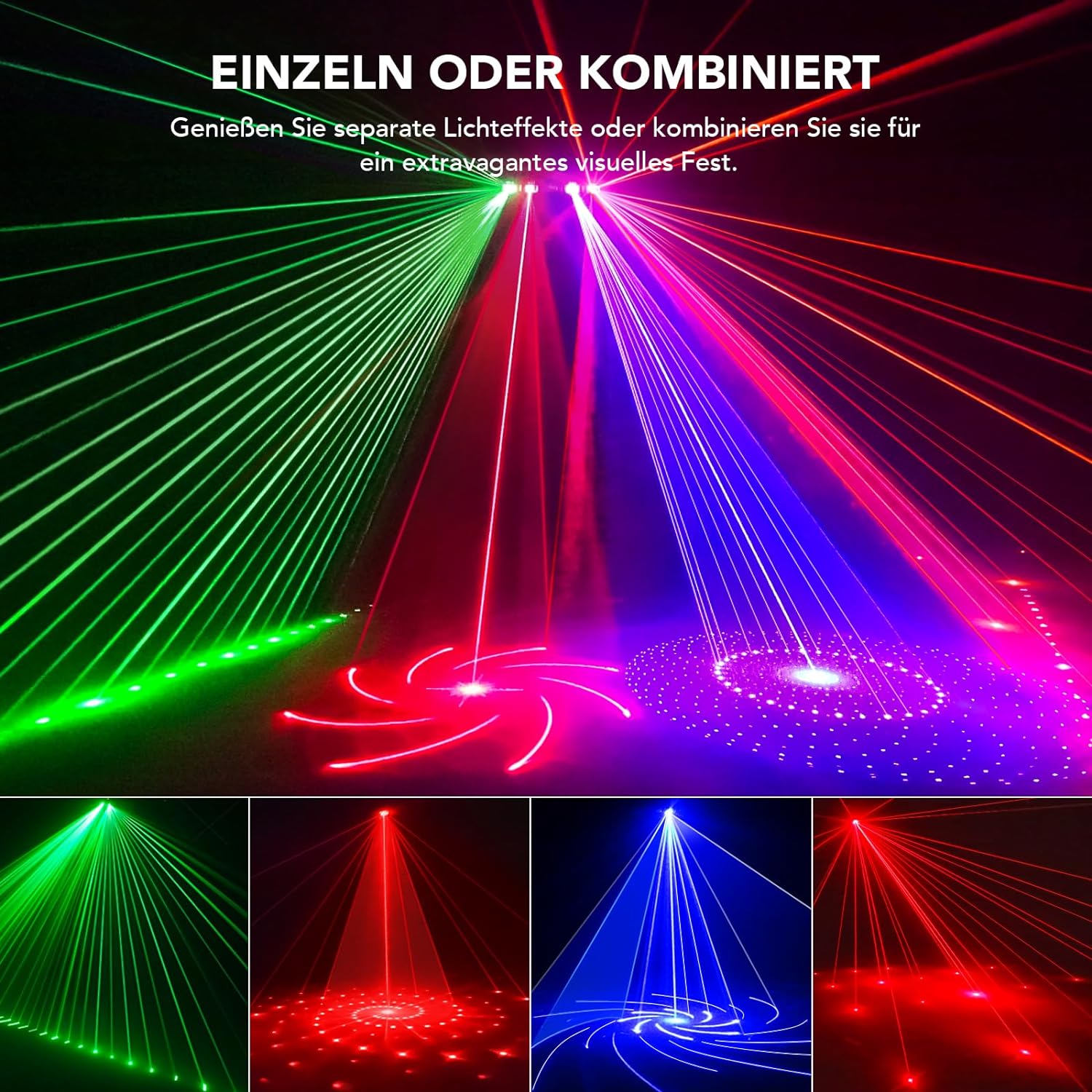 Ehaho L2500 Discolicht Partylicht