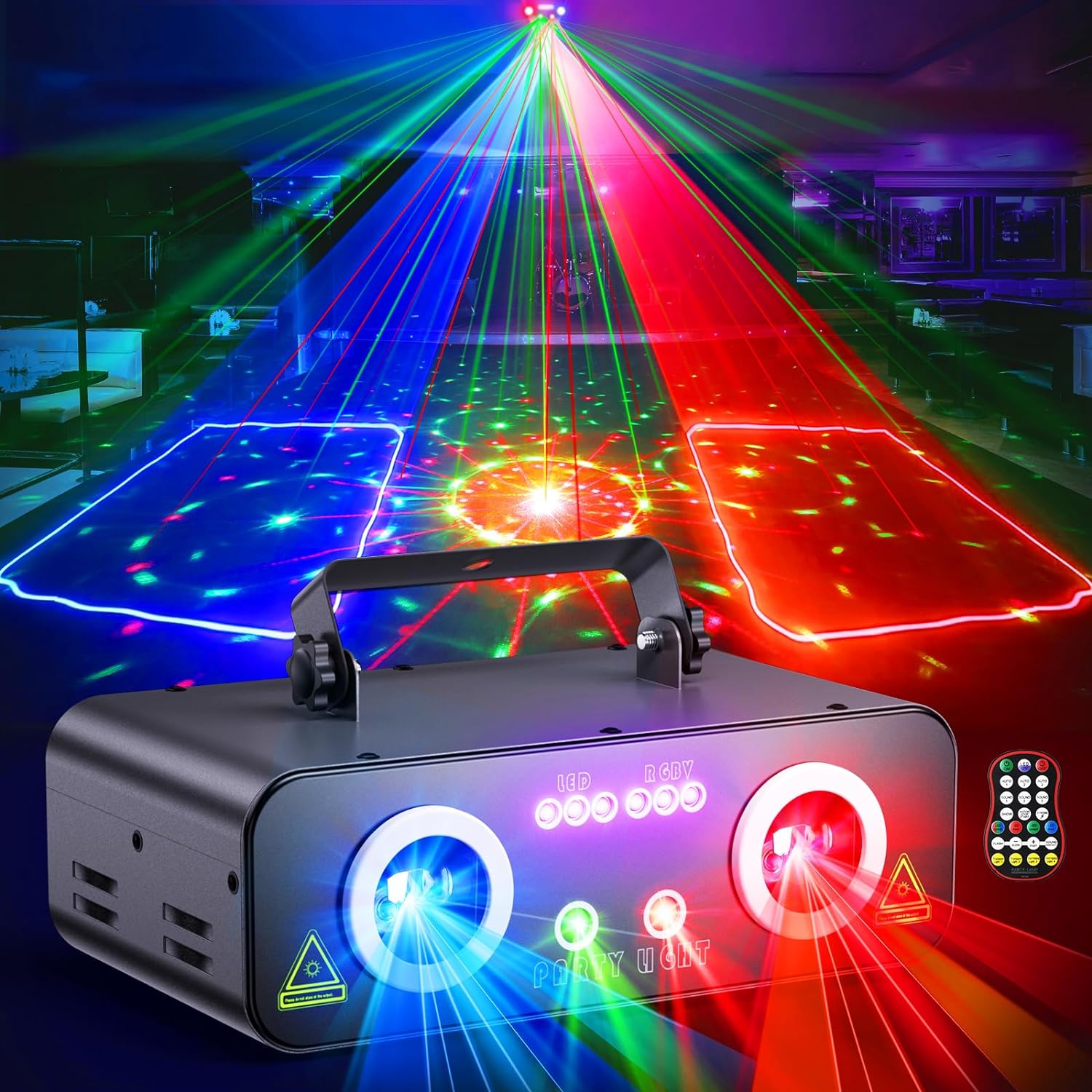 3D Discolicht Partylicht