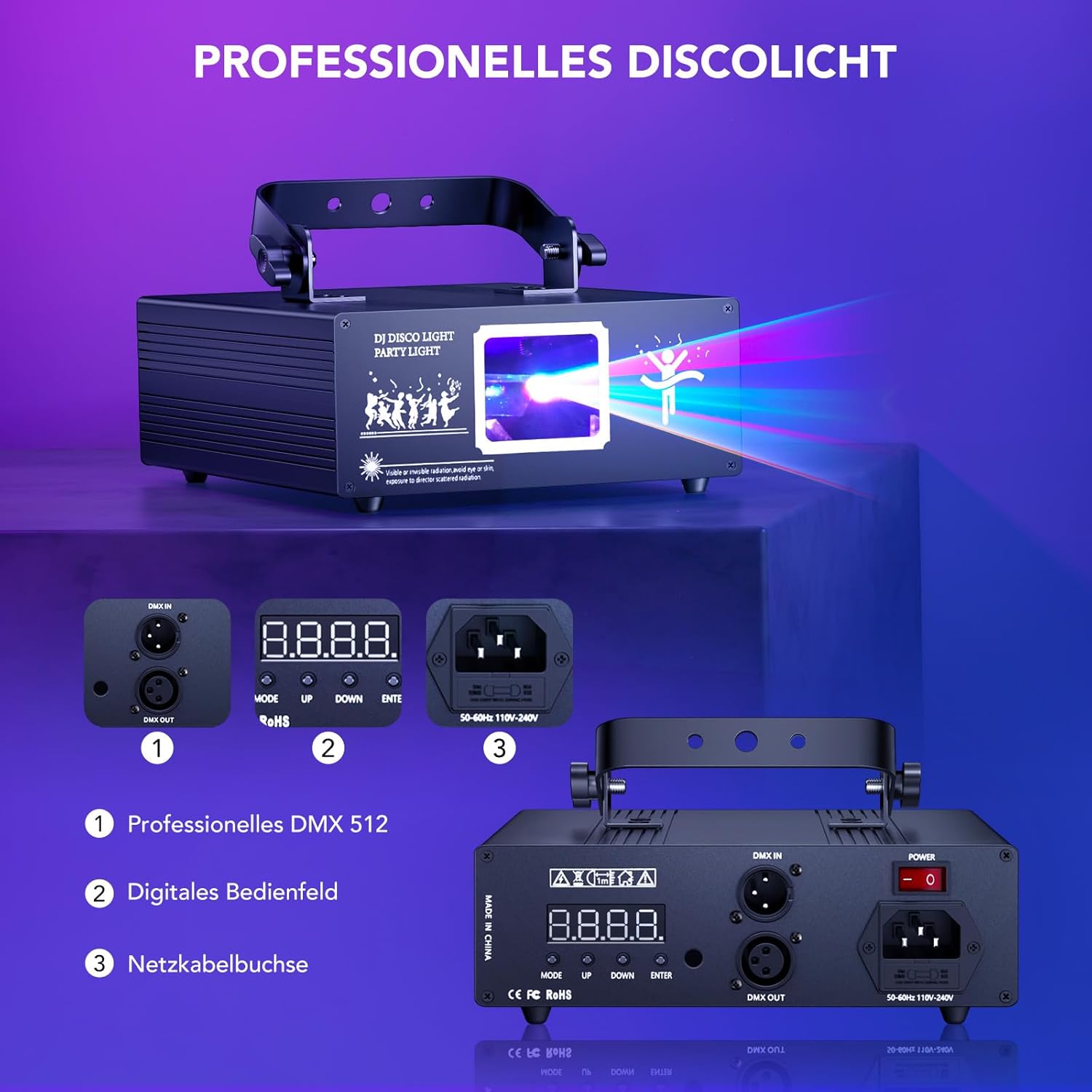 Ehaho SF-LS019 Discolicht Partylicht