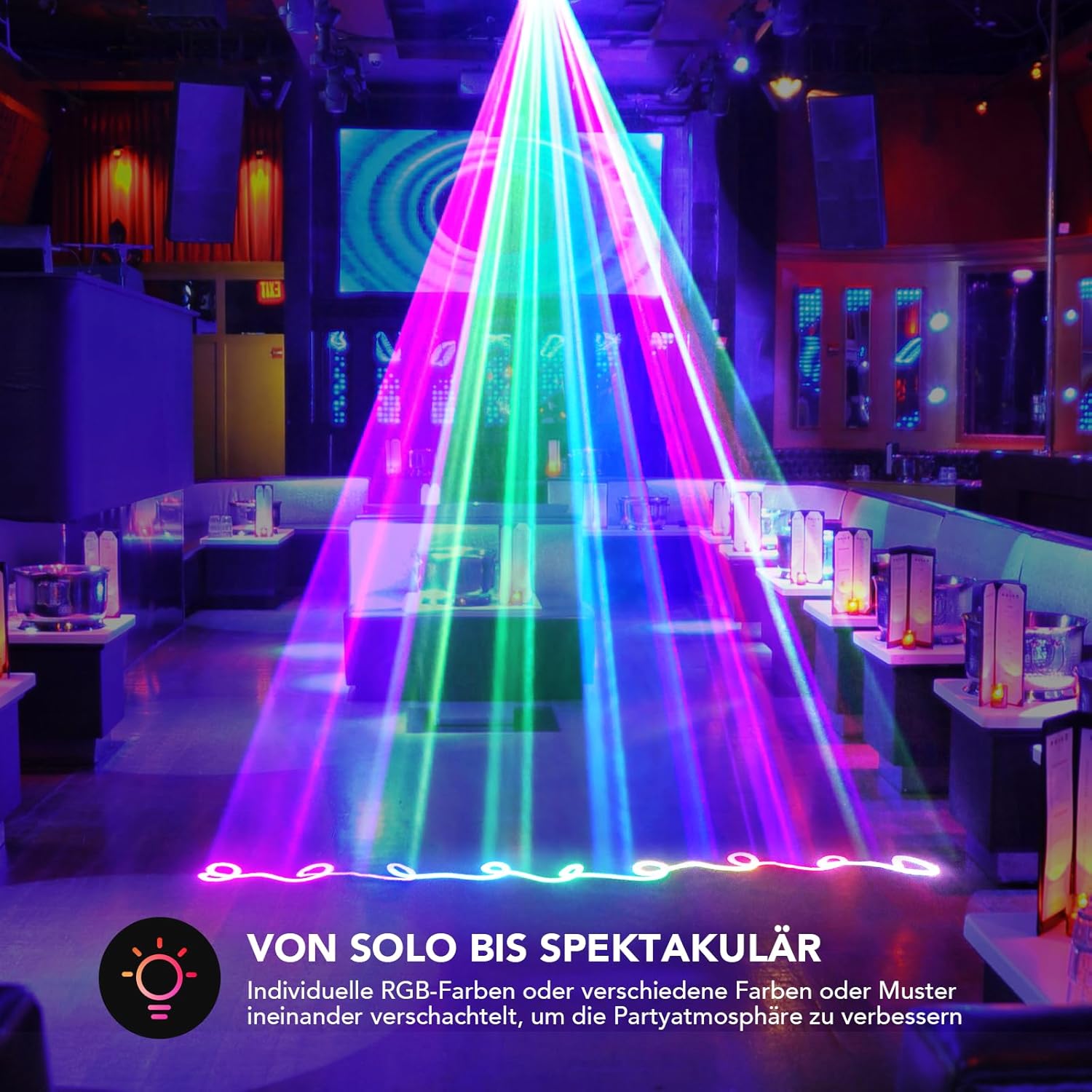 Ehaho SF-LS019 Discolicht Partylicht