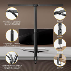 Ehaho Schreibtischlampe LED dimmbar | 80cm 2100 Lumen