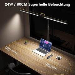 Ehaho Schreibtischlampe LED dimmbar | 80cm 2100 Lumen