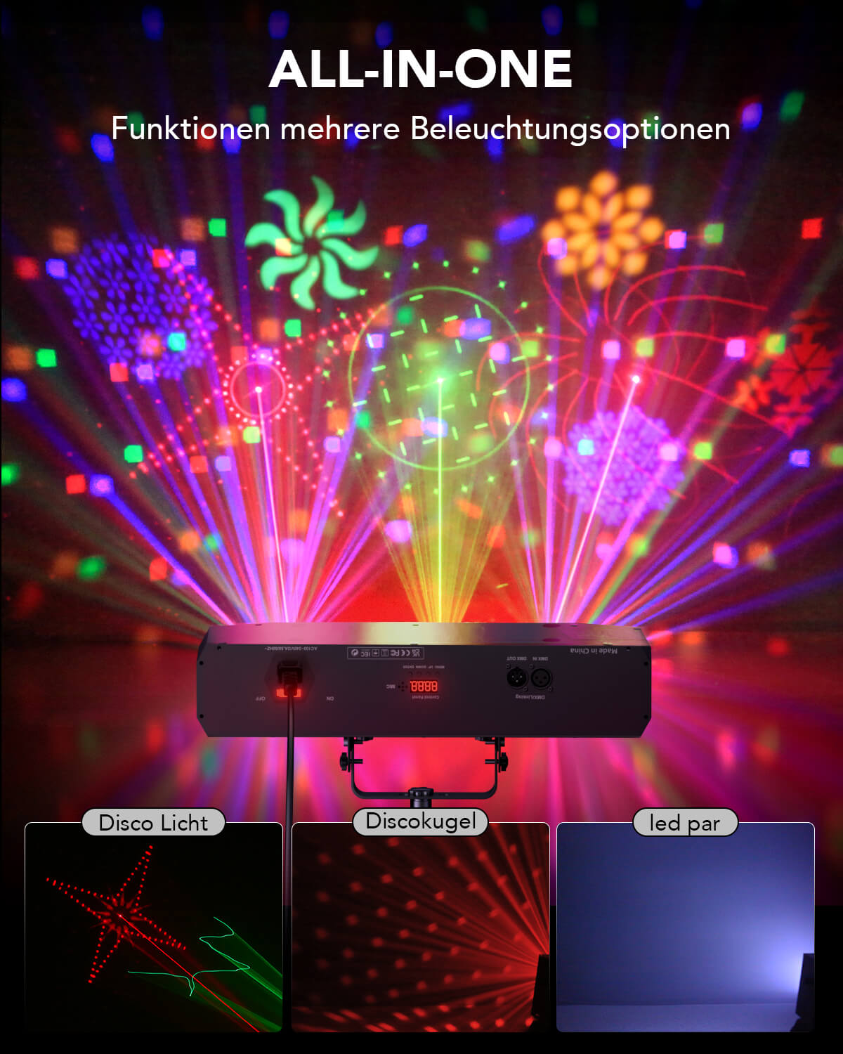 Ehaho ‎‎L2700B Discolicht Partylicht